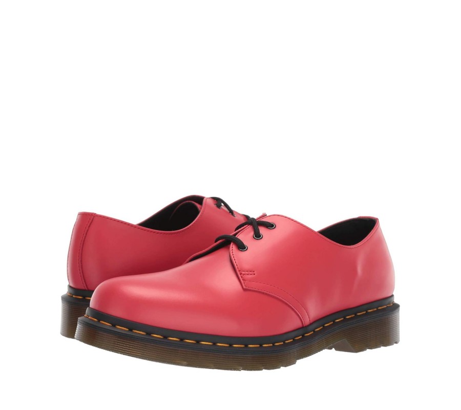 Туфли Dr. Martens 1461 Satchel Red Smooth 24616636