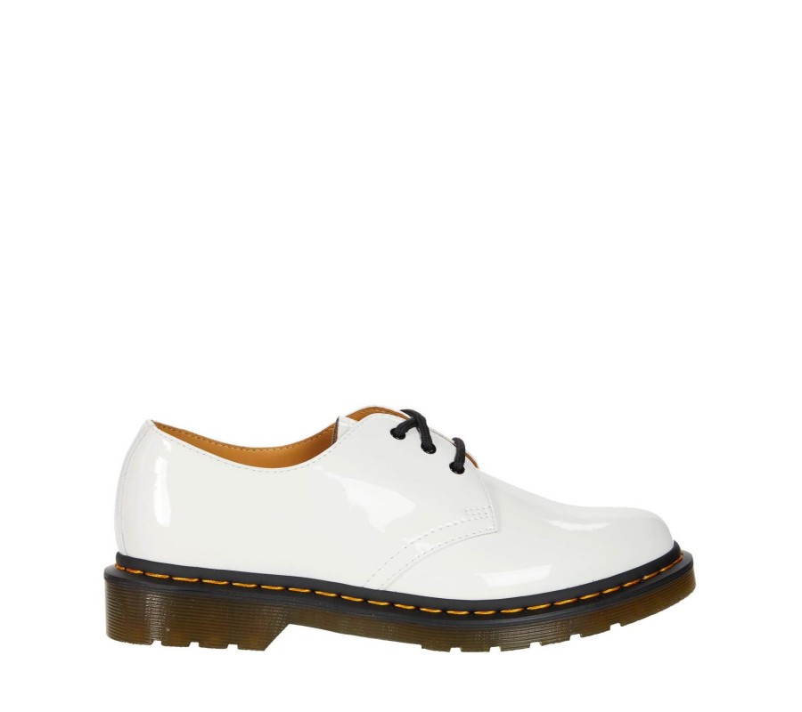 Туфли Dr. Martens 1461 White Women's Patent Leather Oxford Shoes 26754100