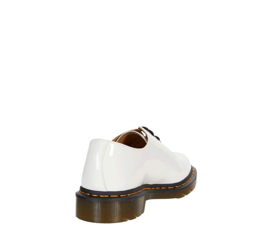 Туфли Dr. Martens 1461 White Women's Patent Leather Oxford Shoes 26754100