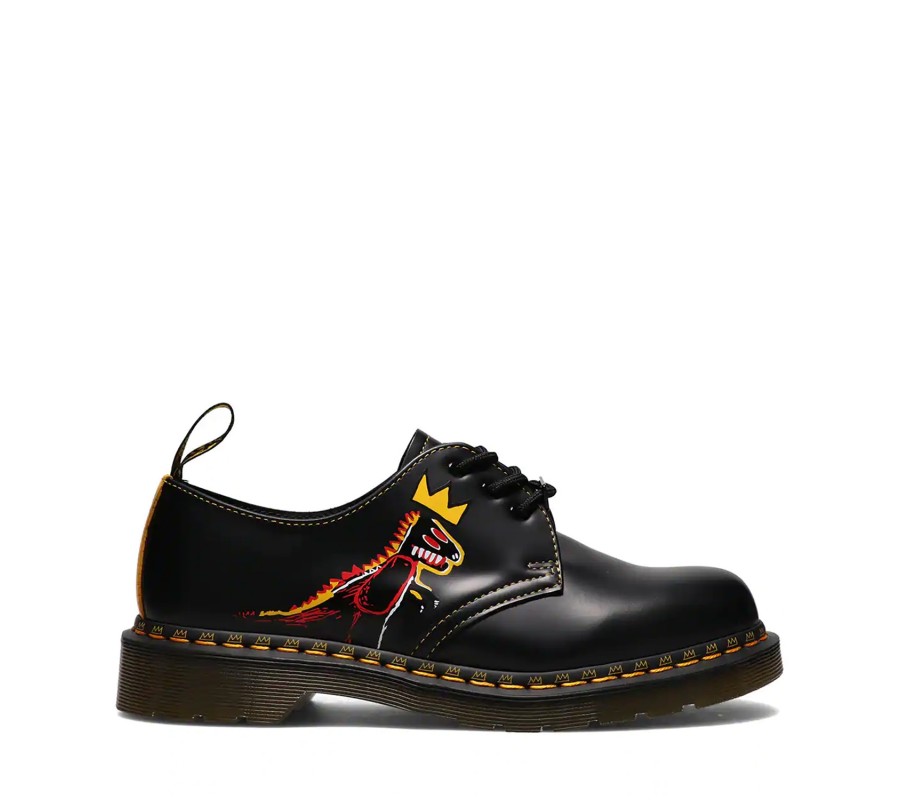 Туфли Dr. Martens 1461 Basquiat Black Smooth Leather Oxford Shoes​ 27186001