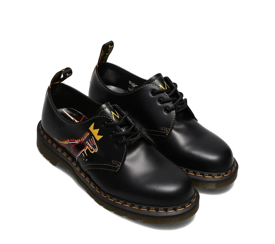 Туфли Dr. Martens 1461 Basquiat Black Smooth Leather Oxford Shoes​ 27186001