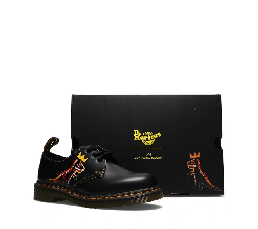 Туфли Dr. Martens 1461 Basquiat Black Smooth Leather Oxford Shoes​ 27186001