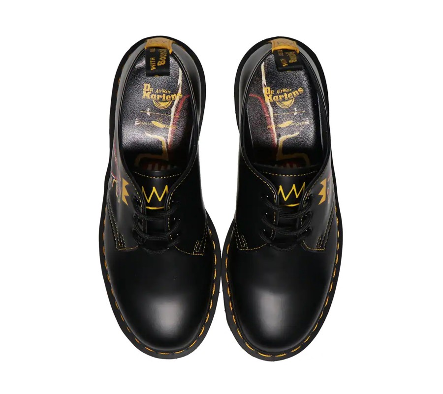 Туфли Dr. Martens 1461 Basquiat Black Smooth Leather Oxford Shoes​ 27186001