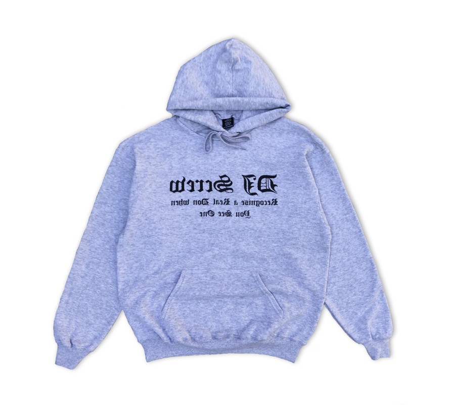 Унисекс худи Ulika Unknwn Dj Screw Grey Hoodie