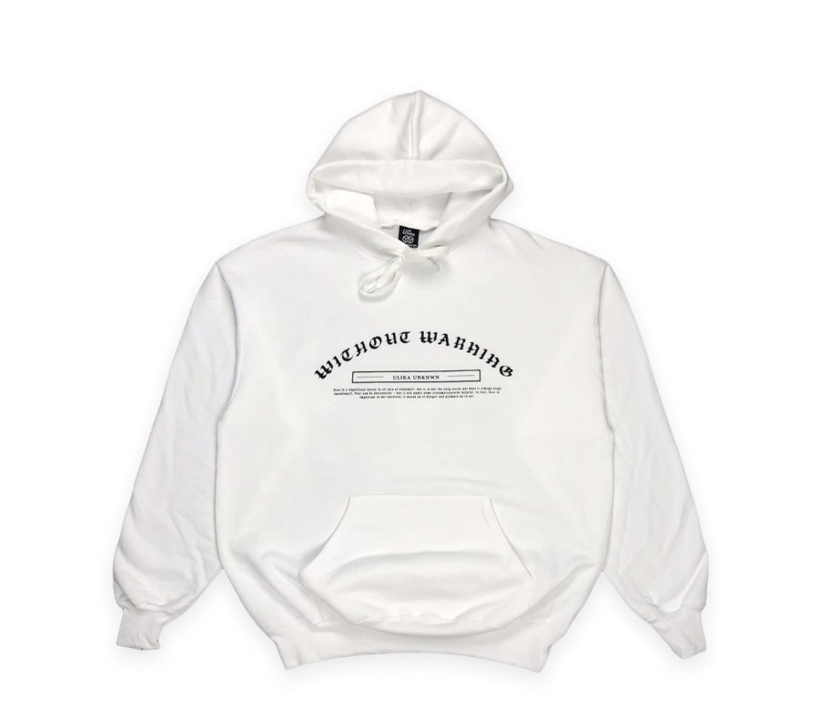 Унисекс худи Ulika Unknwn Without Warning Hoodie White