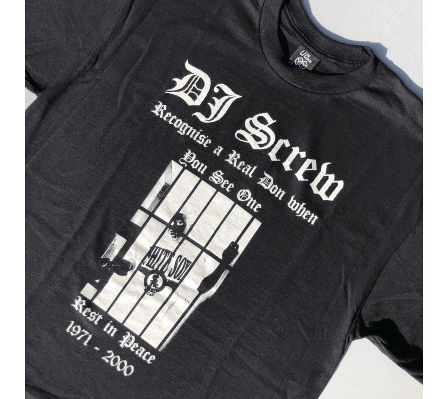 Унисекс футболка Ulika Unknwn Dj Screw Black Tee