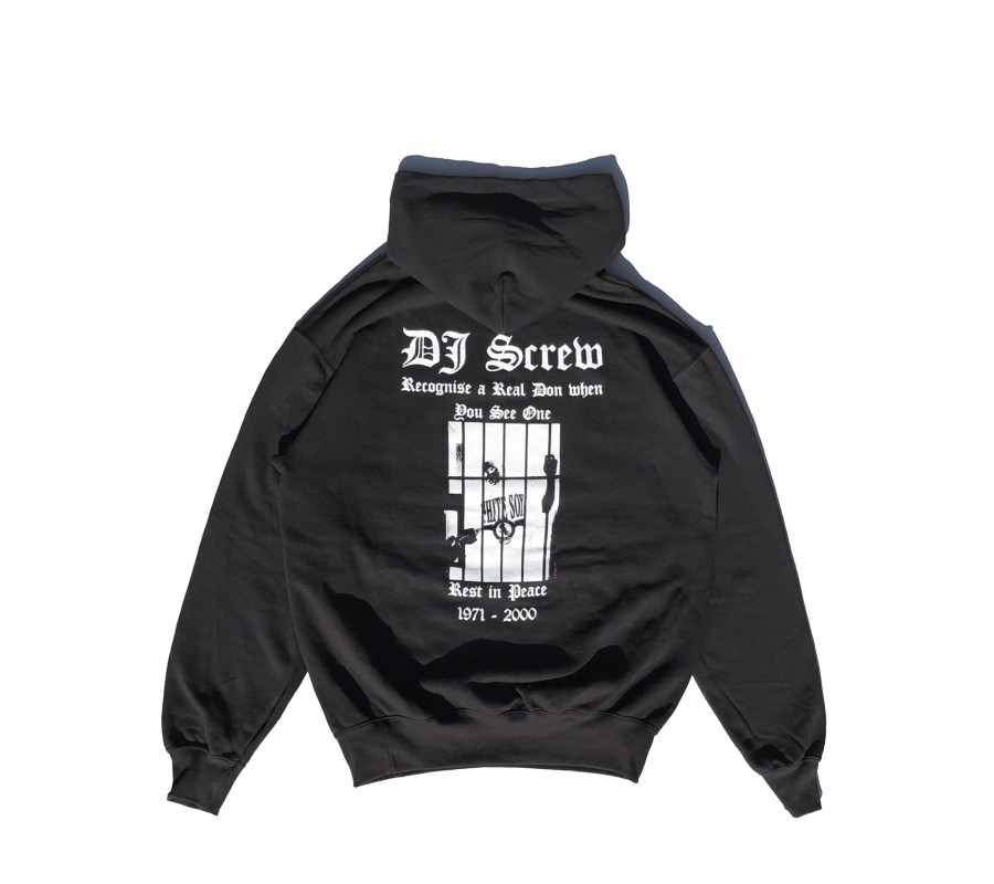 Унисекс худи Ulika Unknwn Dj Screw Black Hoodie
