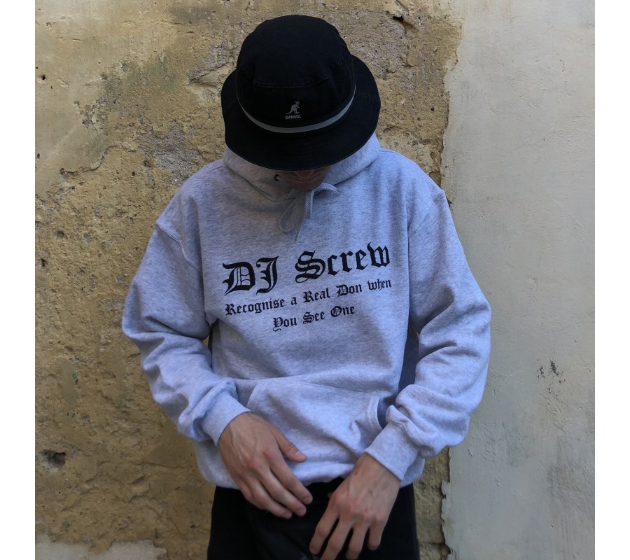 Унисекс худи Ulika Unknwn Dj Screw Grey Hoodie