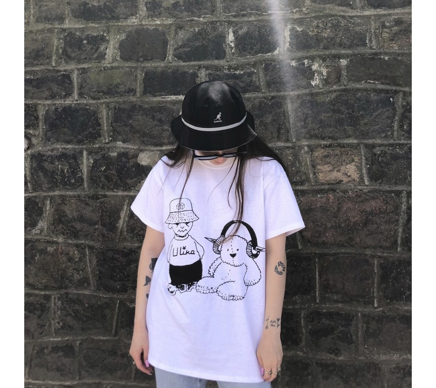 Унисекс футболка Ulika Unknwn Grove Street White Tee