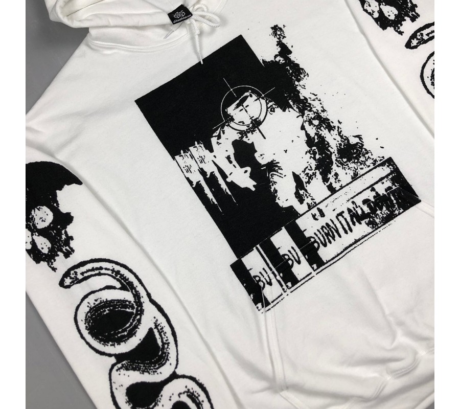 Унисекс худи Ulika Unknwn You Lose White Hoodie