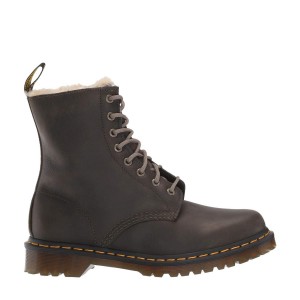 Ботинки Dr. Martens 1460 Serena Olive Faux Fur Lined Lace Up Boots 24989355