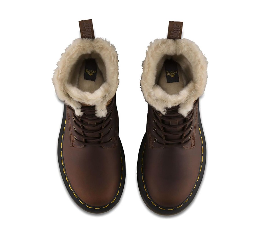 Ботинки Dr. Martens 1460 DM'S Wintergrip Kolbert Dark Faux Fur Lined Boot 24014201