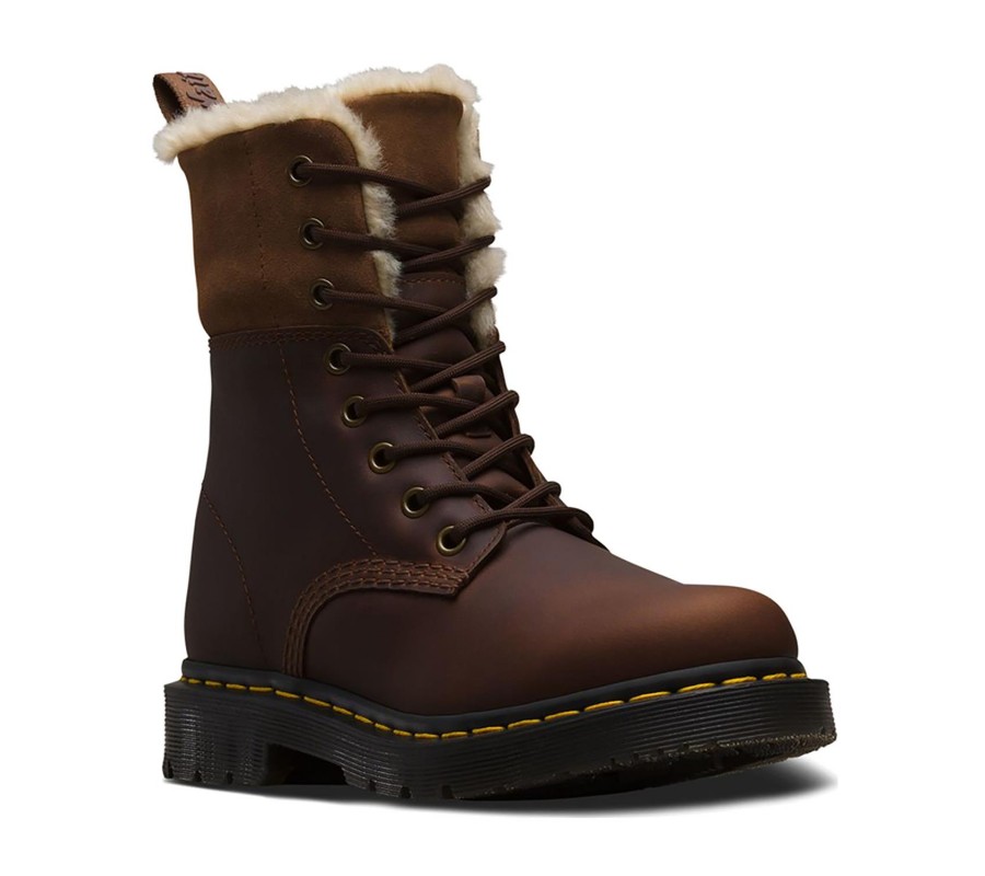 Ботинки Dr. Martens 1460 DM'S Wintergrip Kolbert Dark Faux Fur Lined Boot 24014201