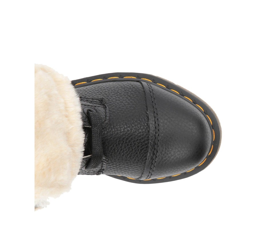 Черевики Dr. Martens Aimilita Black Milled Nappa Faux Fur Lined Boots 24996001