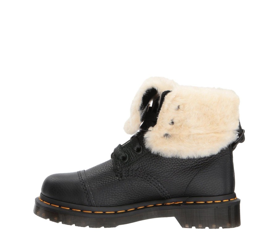Черевики Dr. Martens Aimilita Black Milled Nappa Faux Fur Lined Boots 24996001